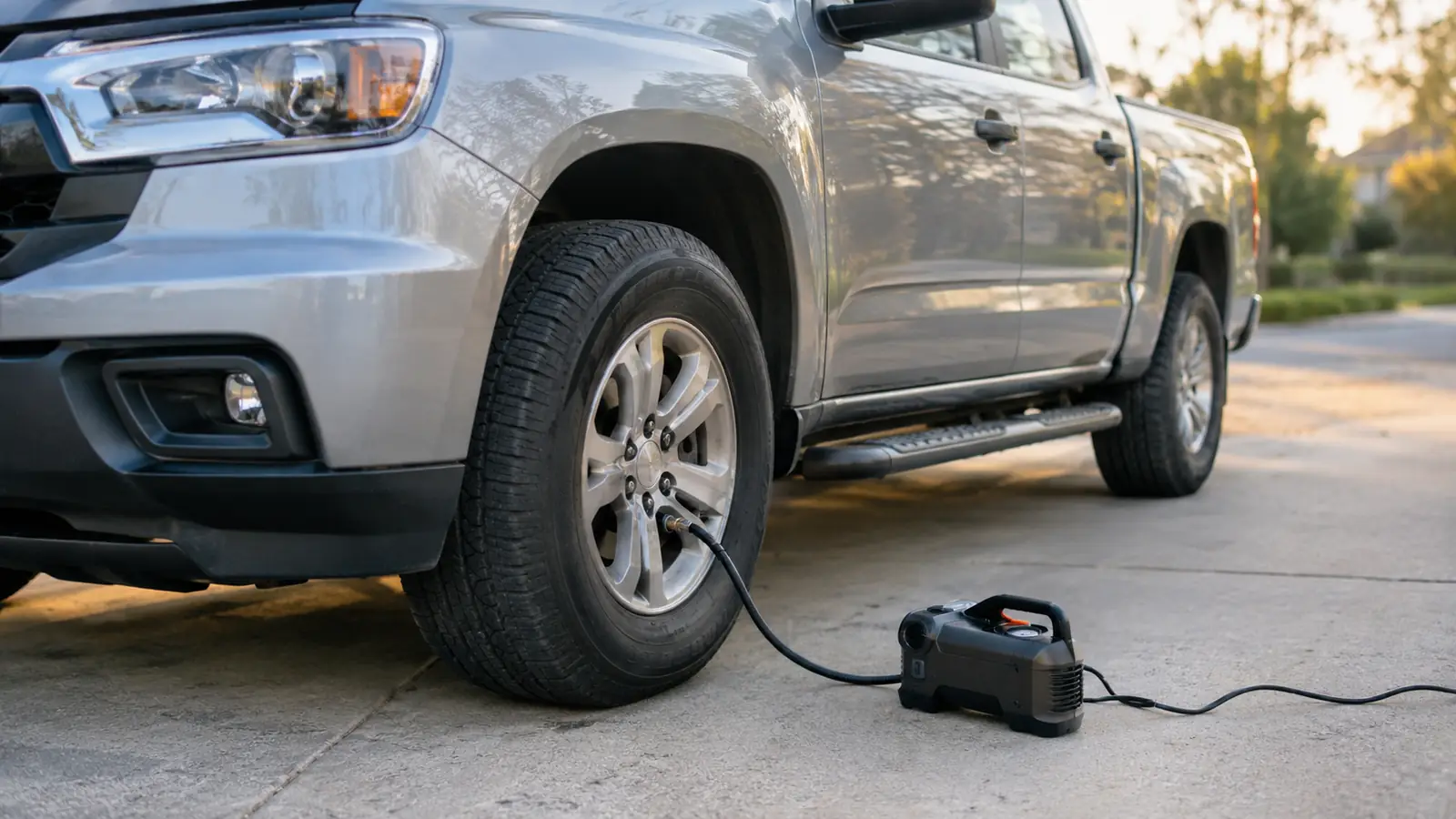 How to Set Tire Pressure on a Pickup Truck